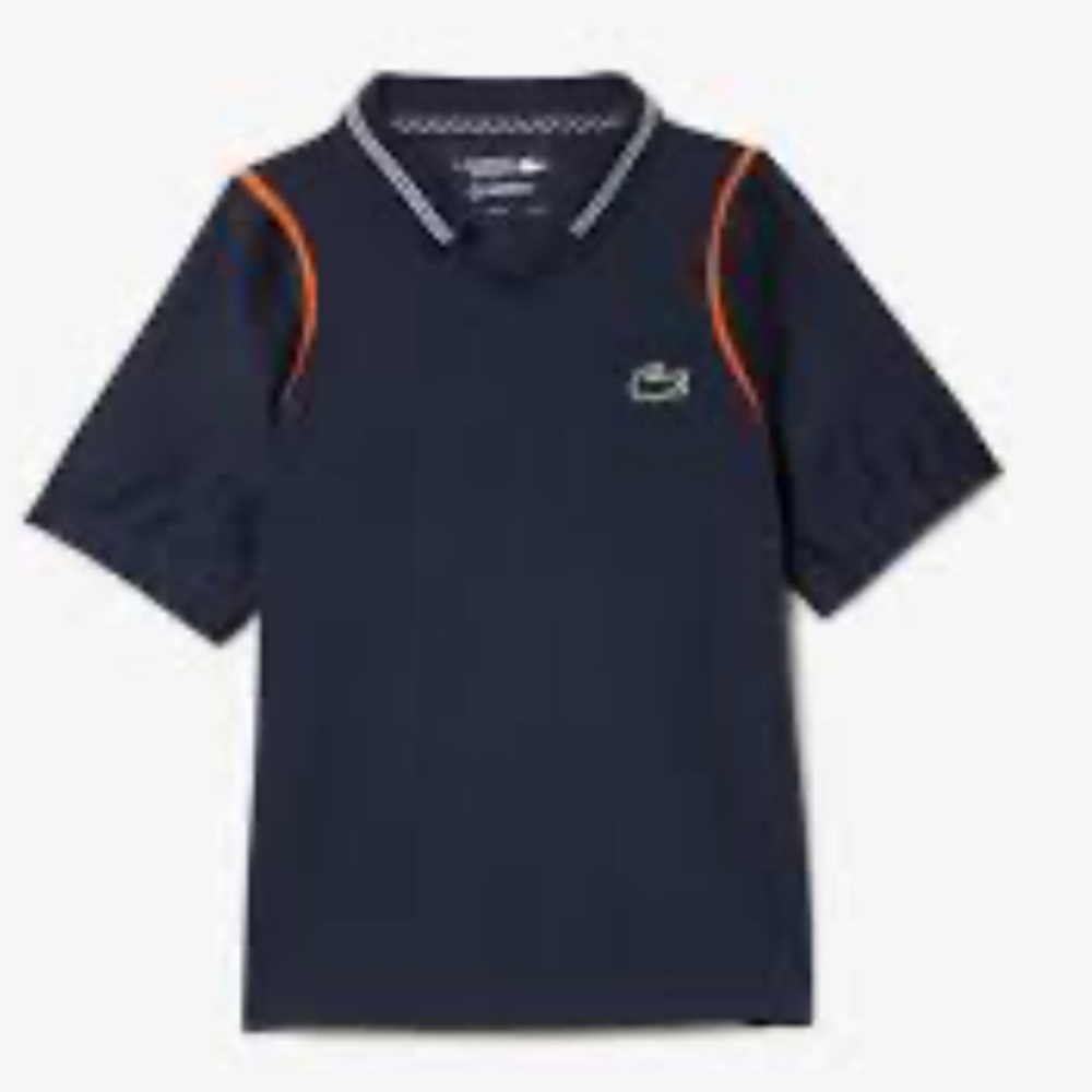 Lacoste Vivid Navy Tennis x Daniil Medvedev Ultra-Dry Polo